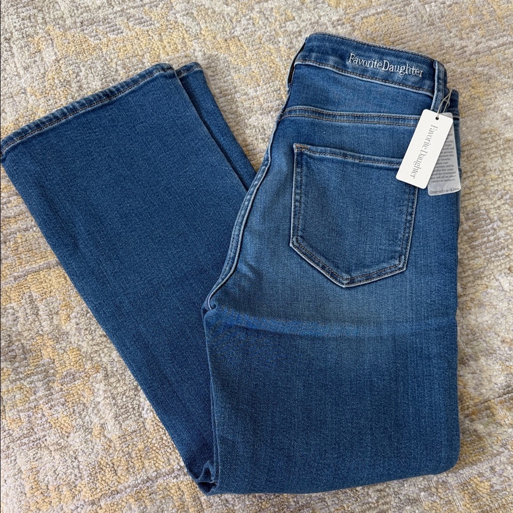 Favorite Daughter Erin crop boot jeans